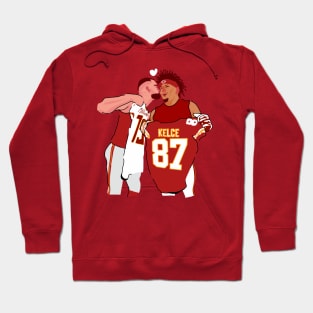 Patrick mahomes 15 x Travis KELCE 87 - Teammate Hoodie